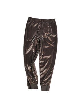 Hermes Pants Long Easy Polyester Brown 42